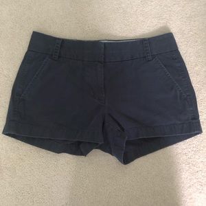 J. Crew 3” Navy Chino Shorts